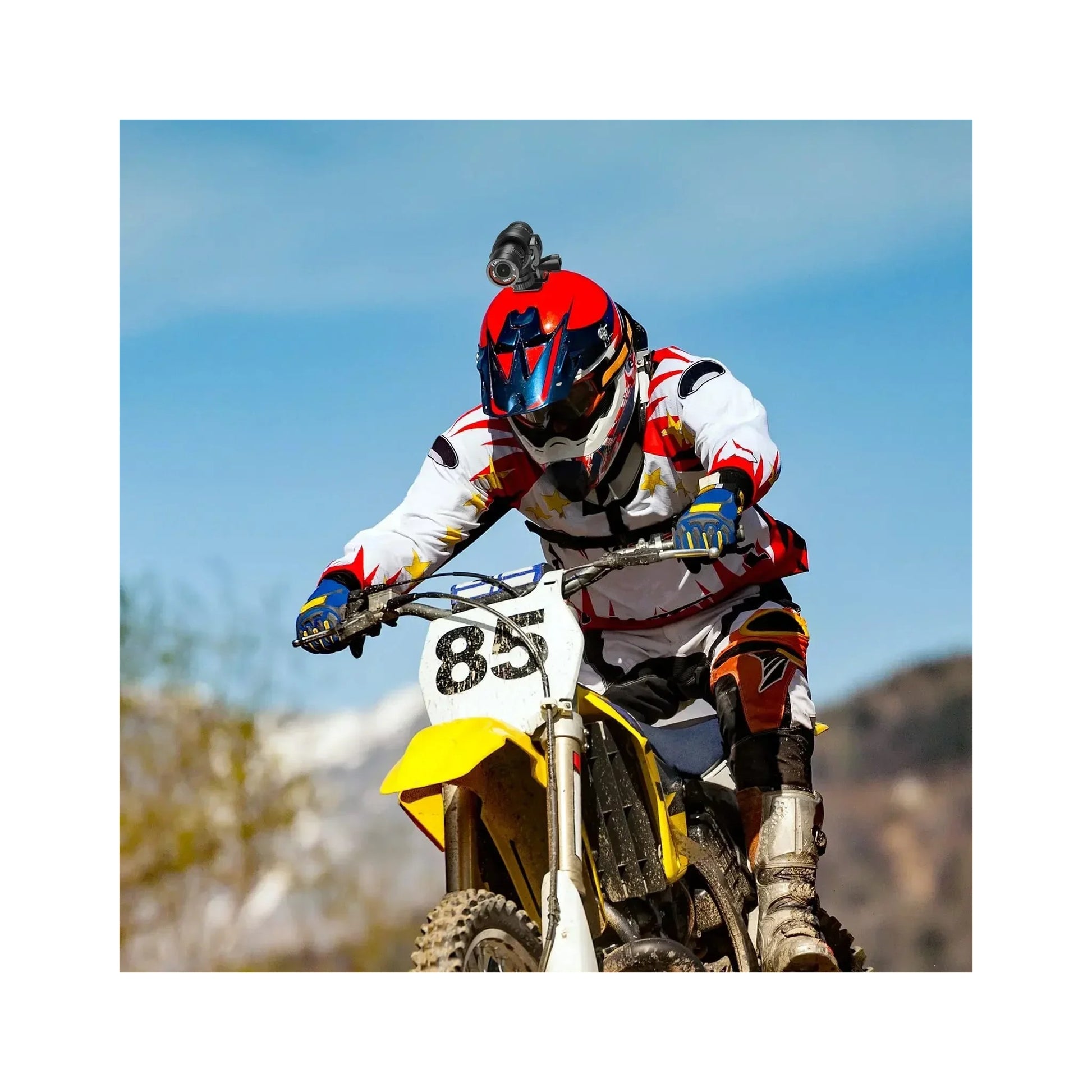 TrekVaultGear Ultra HD 1080P Action Camera – Waterproof Helmet Cam with 120° Wide Angle, 60FPS, Shockproof Design for Biking, Sports & Outdoor Adventure